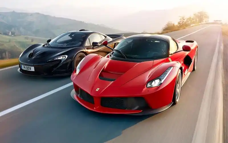 迈凯轮p1,法拉利laferrari,红黑超级跑车壁纸,高清图片,壁纸,其他