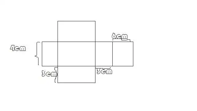 长方体纸盒展开图,图是一个长方体纸盒的展开图 这个纸盒的体积是()