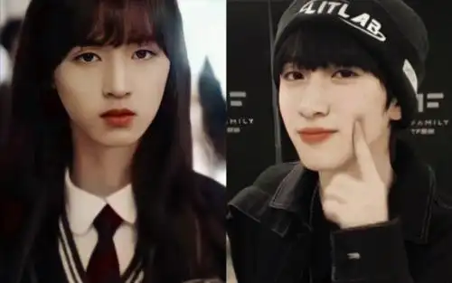 严浩翔女装也太美了吧! 爱.