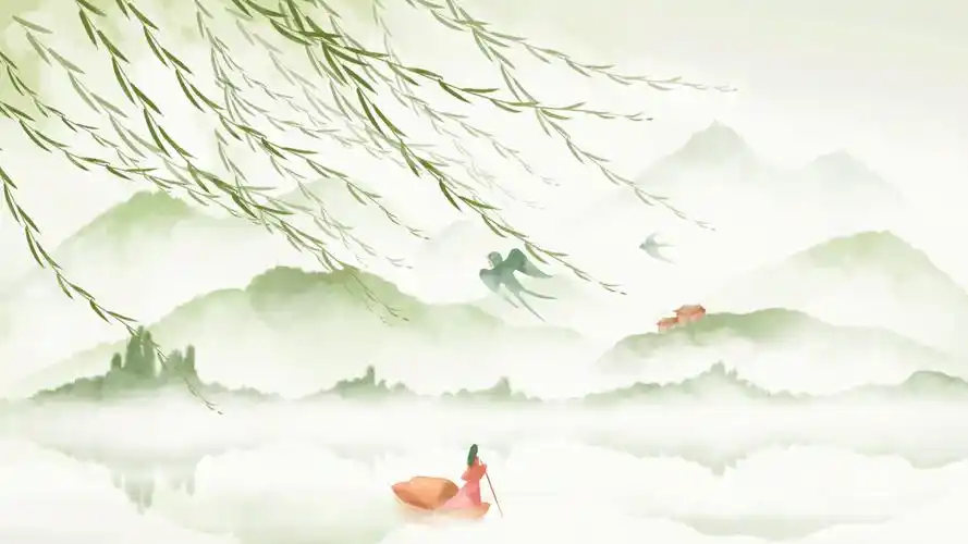 古风边框元素gif动态图简约边框4k4k水墨边刷遮罩03笔刷元素gif红色