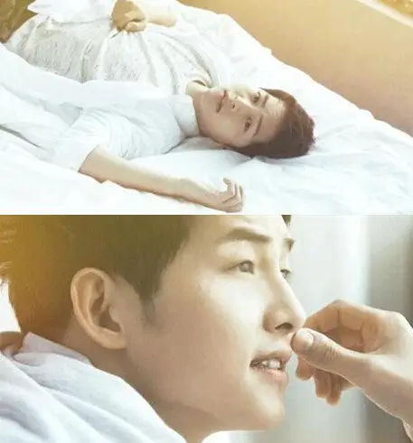 图宋仲基纯白床照十分撩人迷妹惊呼男神再次帅出新高度