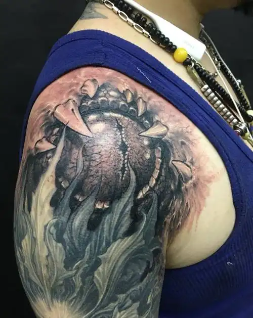 湖南省岳阳市纹身师岳恒的纹身作品集