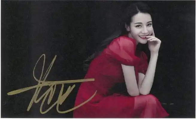 迪丽热巴签名照来啦~【抽奖条件】关注@东方卫视番茄台77转赞评77