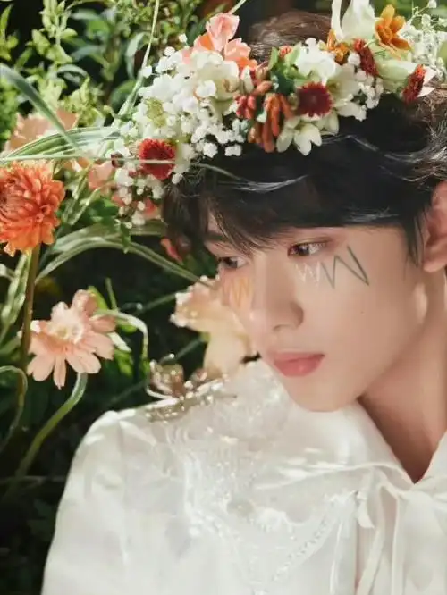 丁程鑫花仙子造型# 
最适合簪花的漂亮脸蛋🧚♀️
@时代少年团