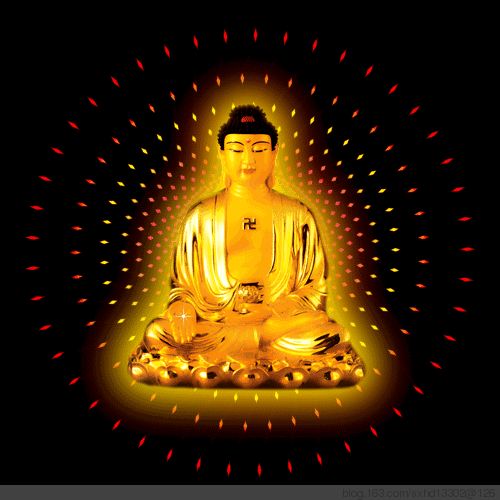 佛光普照,几张动图送给你,愿您吉祥又如意,平安且顺利