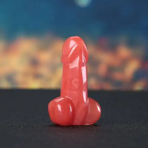 宝石工艺品 2寸天然石升职器 加薪神器 男性石头jb 小阳具