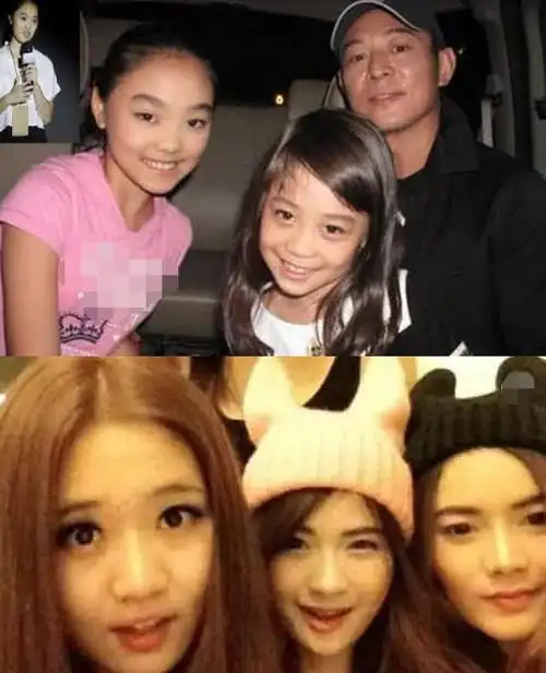 李连杰四公主美照曝光每个颜值都超越母亲利智还缺女婿吗