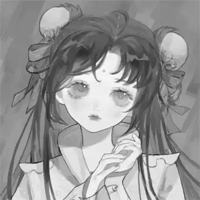 二次元黑白动漫闺蜜头像一对(118张) 甜且安稳_闺蜜姐妹女生头像_头像