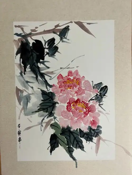 国画  #写意国画  #寻找小红书绘画大神  #国画教程  应粉丝写芙蓉