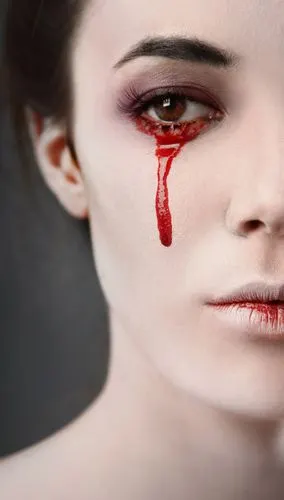收藏 关键词:眼睛流血的美女图片下载,恐怖妆扮,女鬼,眼睛流血,美女