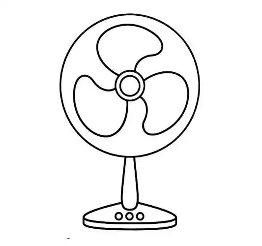 电风扇 电风扇简笔画