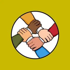 团队合作卡通图片-团队合作卡通素材-团队合作卡通插画-摄图新视界