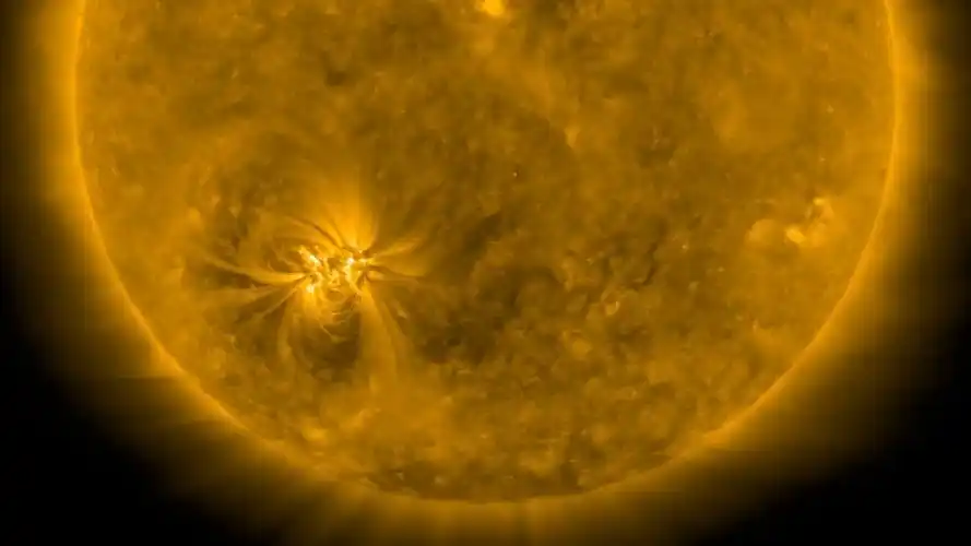 我们可以从太空中看见太阳的活跃区域2781和2782