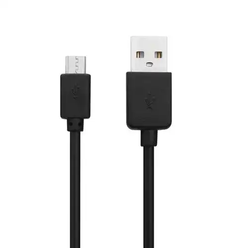 雷摄ls-d215 micro usb 安卓接口手机数据线/充电线 1米 黑色 适用于