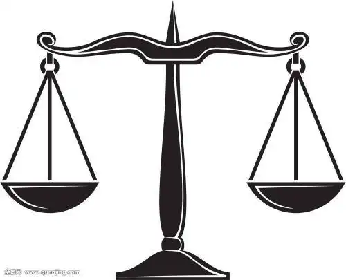 法院里的天平简笔画