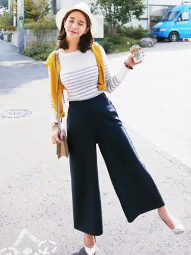 矮个女生穿阔腿裤也可以美到天际!有图有真相!