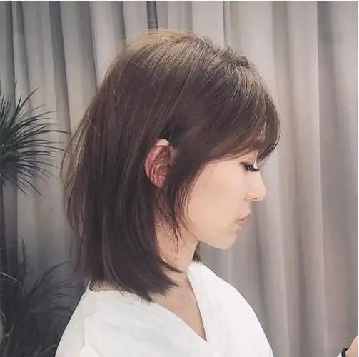 锁骨发发型图片 女生好看锁骨发发型