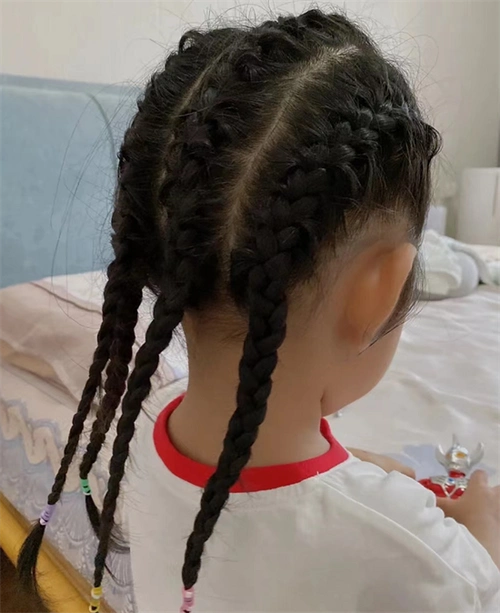 2-5岁小女孩扎发 精致幼儿园发型_儿童发型 - 美发站