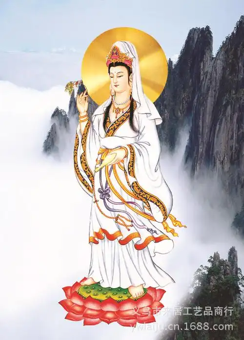 厂家直销 批发定制 高清三维立体图 3d画 观音菩萨