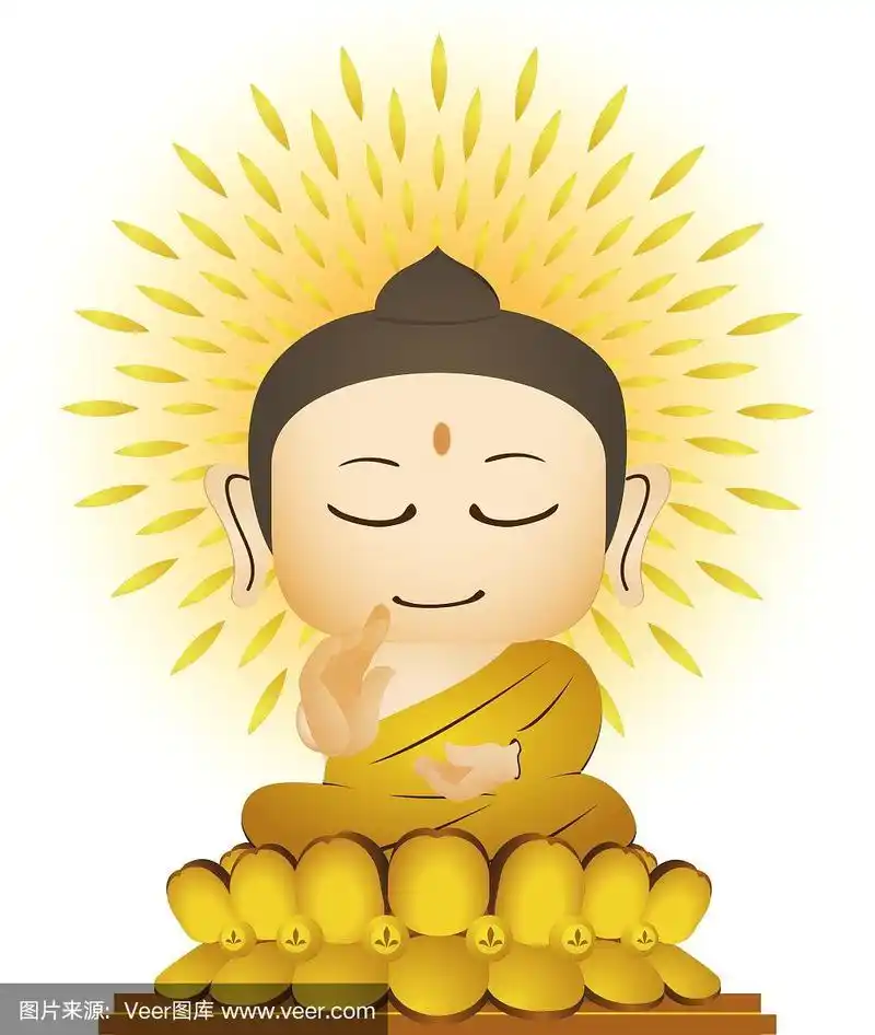 佛像卡通