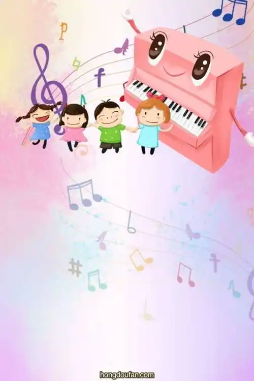 10张可爱的音乐边框空白纸张免费背景图片