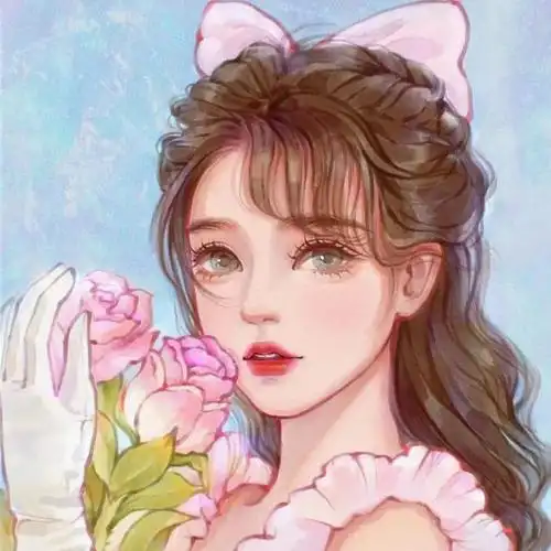 手绘女生头像超仙系(超美超仙的手绘女生头像)(2)