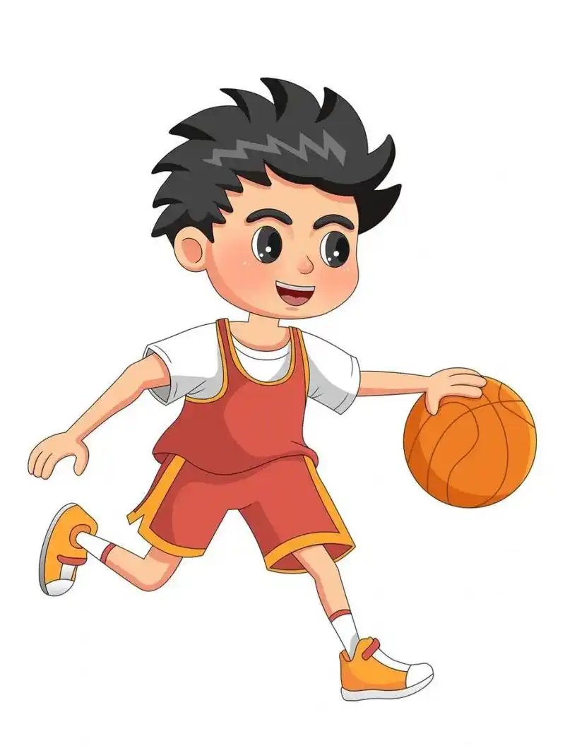 版】篮球运动人物|免抠素材 9097 这个夏天,和小伙伴们一起打篮球