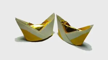 清明节,来用纸折一个金元宝,寄托我们的思念!