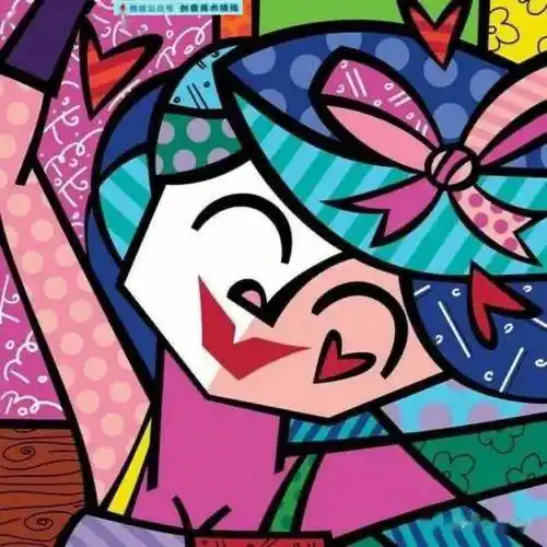 素材分享——20张设计感十足的创意色彩装饰画,每一张装饰人物色彩