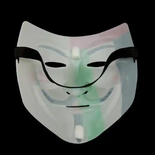 万圣节v字面具全脸街舞面v面具v怪客v脸假面舞会面具道具厂家批发