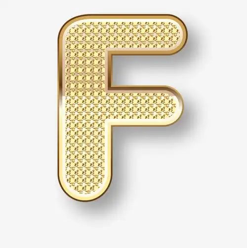 卡通手绘英文字母f