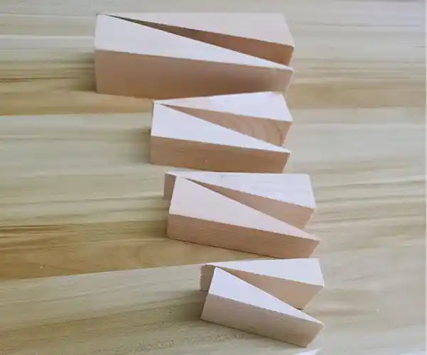 垫木膨胀木塞木尖防松木头门挡阻门一份500个三角木楔长5宽2高15cm