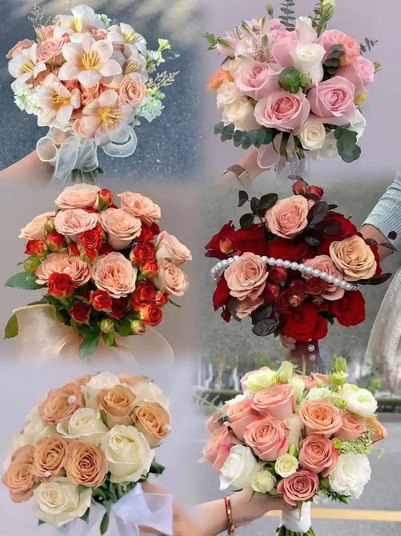 备婚花艺944156621566款新娘手捧花98.替