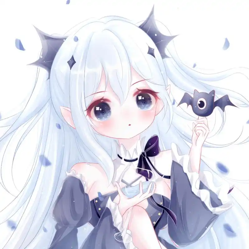 仙气可爱动漫女生头像_百花