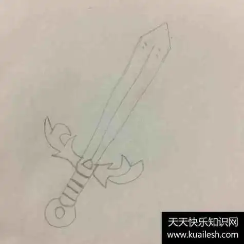 龙简笔画剑