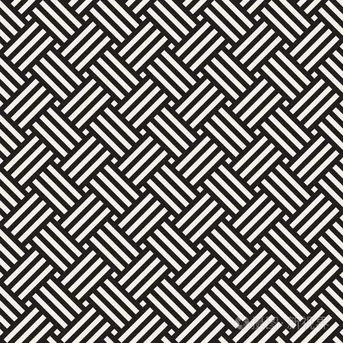 矢量无缝模式现代时尚的抽象质感从带区元素重复几何图块