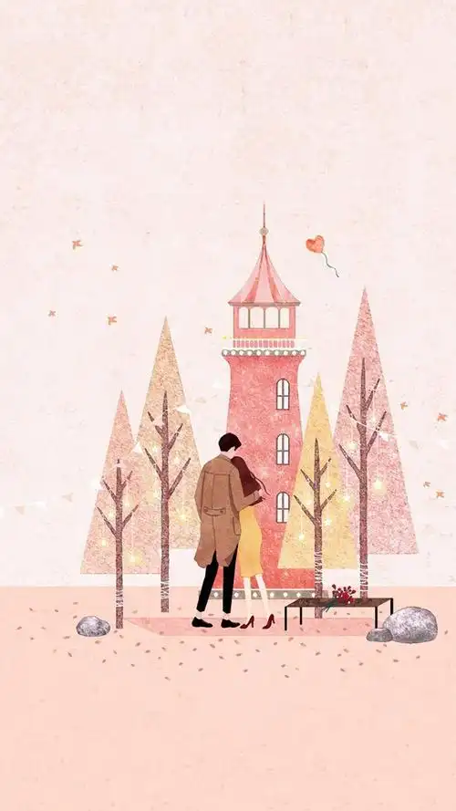 清新浪漫情侣主题手机壁纸,创意,设计,爱情,唯美,浪漫,创意,清新,手机