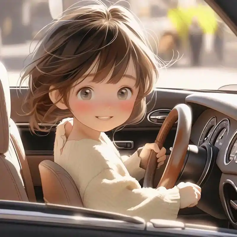 开车女孩头像.抖音搜索"集美图库",输入口令q1234下载淘 - 抖音