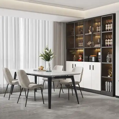 酒柜家用靠墙轻奢餐边柜现代简约柜子