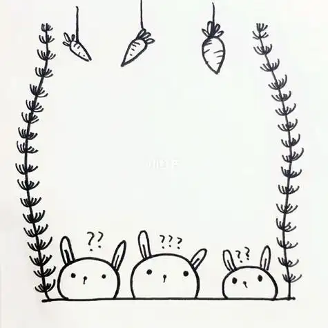 小可爱哒边框 | 手帐素材简笔画手帐素材简笔画手帐素材兴趣手账边框