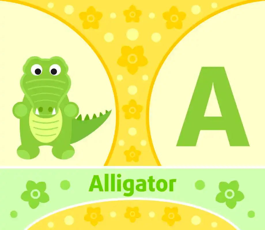 英语字母表,英语字母表与短吻鳄