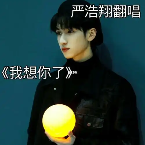 严浩翔翻唱我想你了