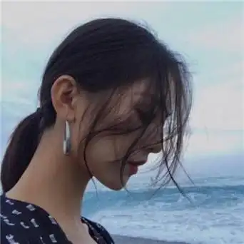 女生2022唯美好看侧面头像侧脸带着淡淡的忧伤与厌世