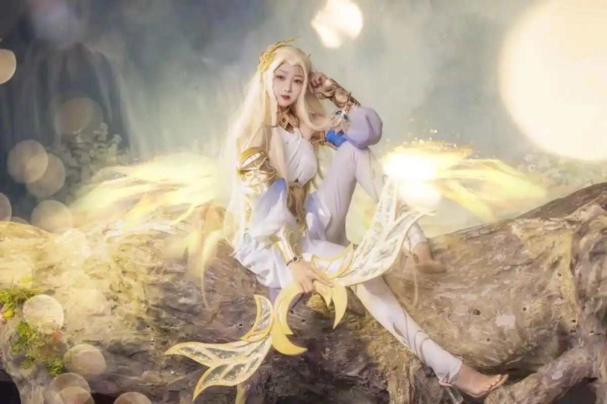 王者荣耀 艾琳 cos正片 精灵之弓 艾琳 出镜:云汐