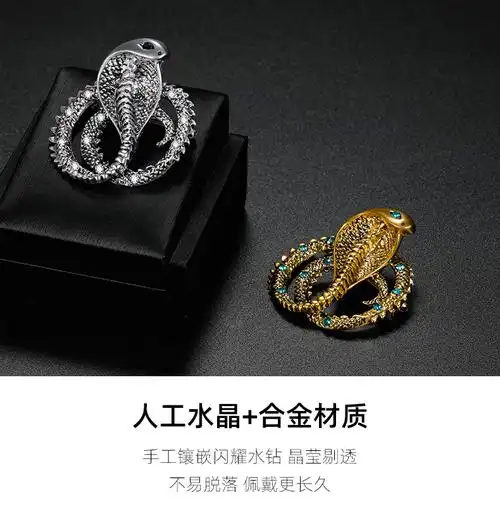 (银色)蛇胸针【图片 价格 品牌 报价】-京东