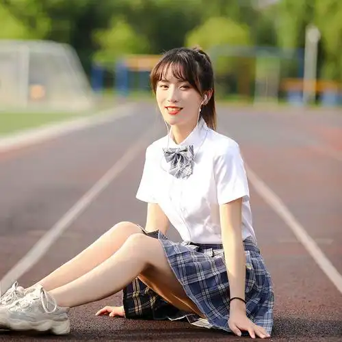 日系女学院风jk制服短裙校服套装初高中英伦风班服运动会毕业服装