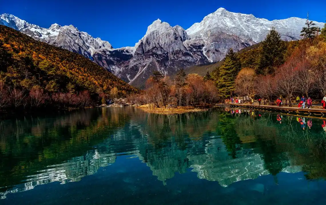 丽江风光蓝月谷