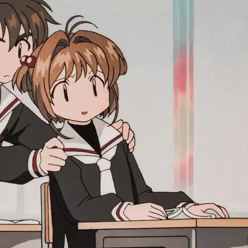 李小狼木之本樱魔卡少女樱可爱情头