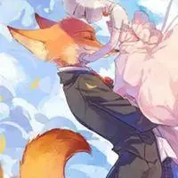 疯狂动物城情侣头像 疯狂动物城狐狸和兔子情侣头像_微信头像图片大全