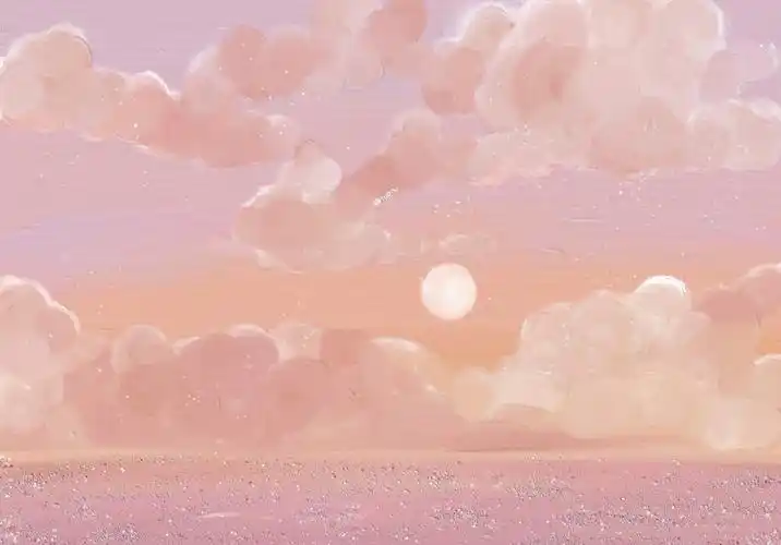 油画壁纸 - 背景图 插画 素材 ins 韩系 可爱 简约 手绘 动漫 锁屏